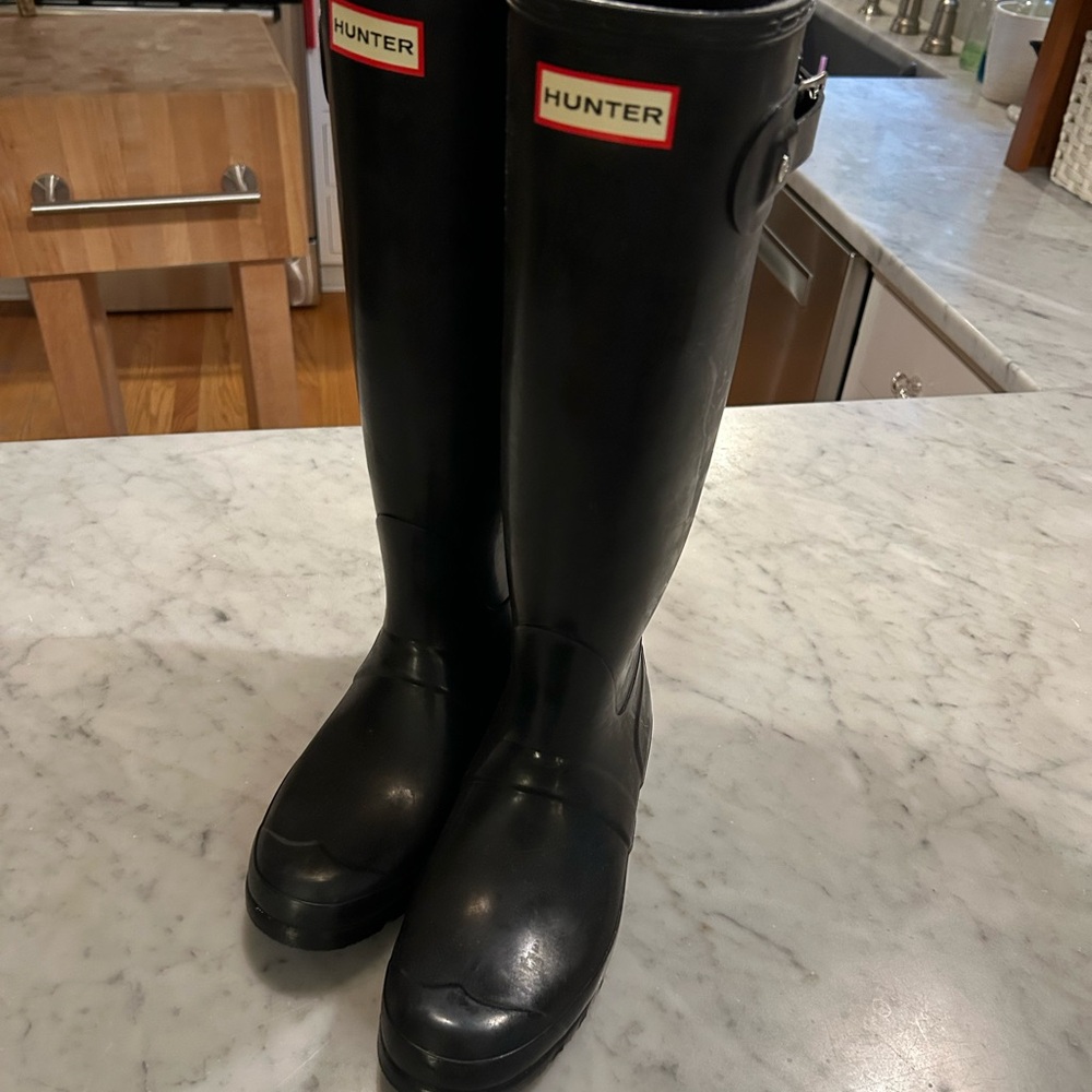 Hunter Classic Black Tall Boots